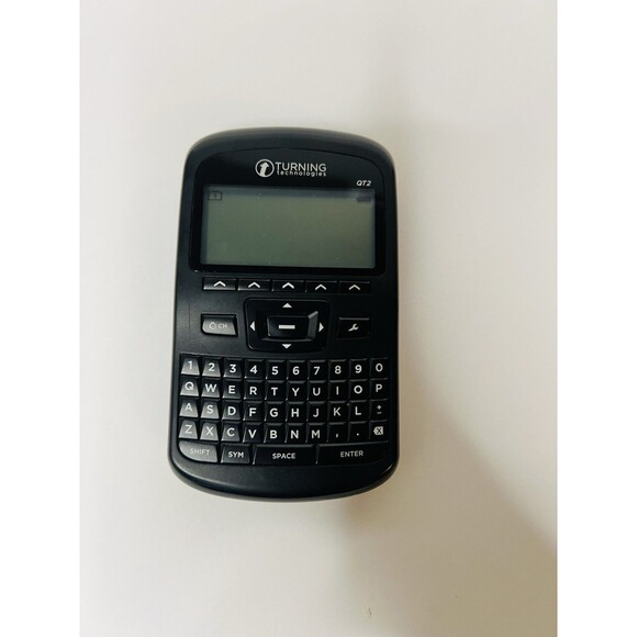 TURNING TECHNOLOGIES QT2 RESPONSE DEVICE CLICKER RCQR-02, Black - Picture 2 of 4